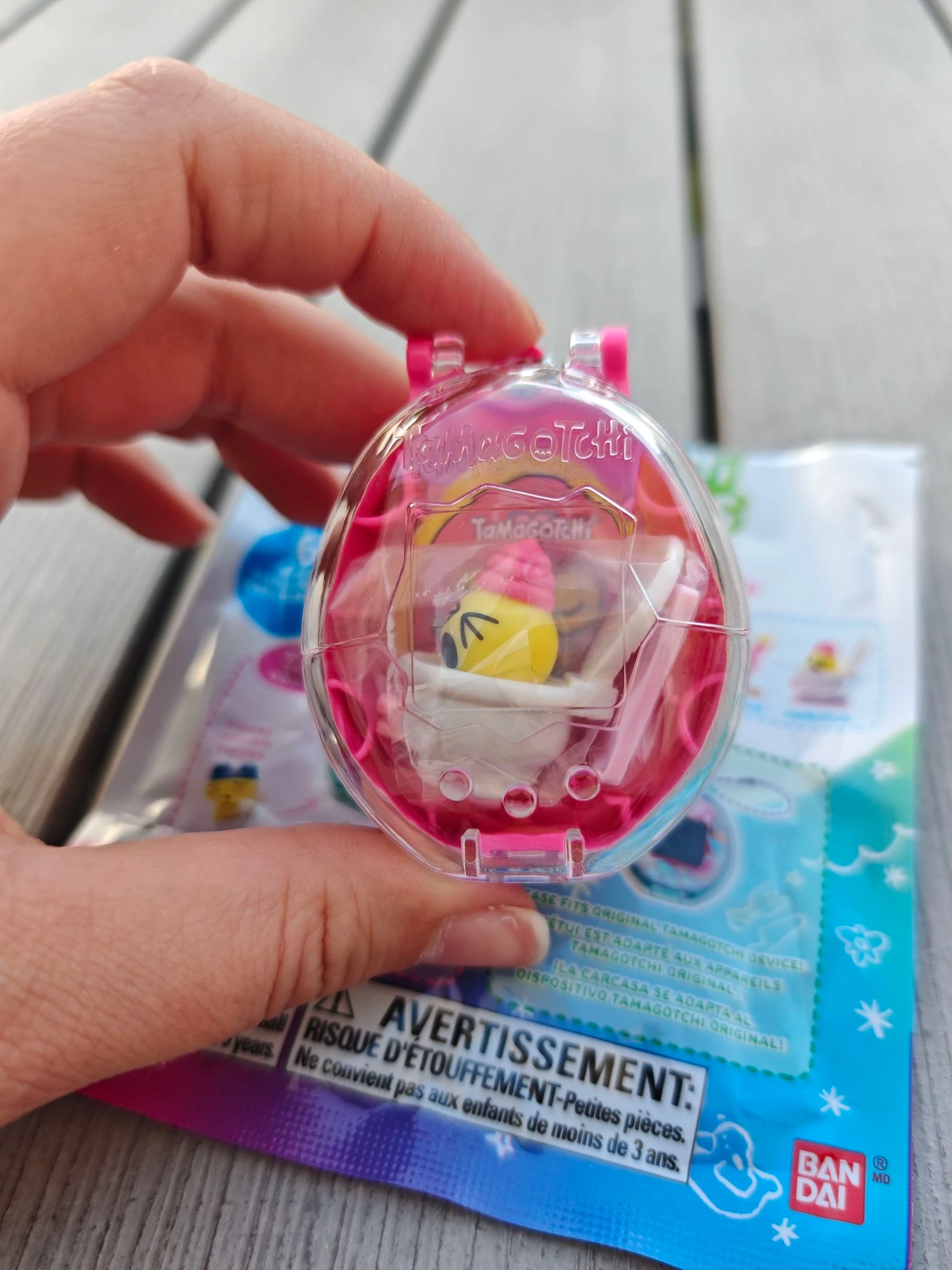 Tamagotchi Collectibles rose Poop time - Pause toilette figurine